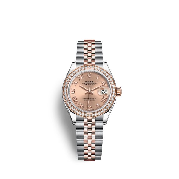 Rolex Lady-Datejust 28, Oystersteel and 18k Everose Gold, Ref# 279381RBR-0025 Rolex Lady-Datejust 28, Oystersteel and 18k Everose Gold, Ref# 279381RBR-0025