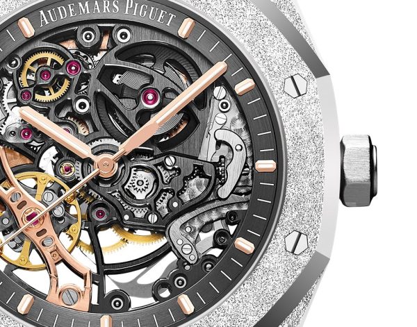 Audemars Piguet Royal Oak FROSTED GOLD DOUBLE BALANCE WHEEL OPENWORKED Ref# 15407BC.GG.1224BC.01 Audemars Piguet Royal Oak FROSTED GOLD DOUBLE BALANCE WHEEL OPENWORKED Ref# 15407BC.GG.1224BC.01