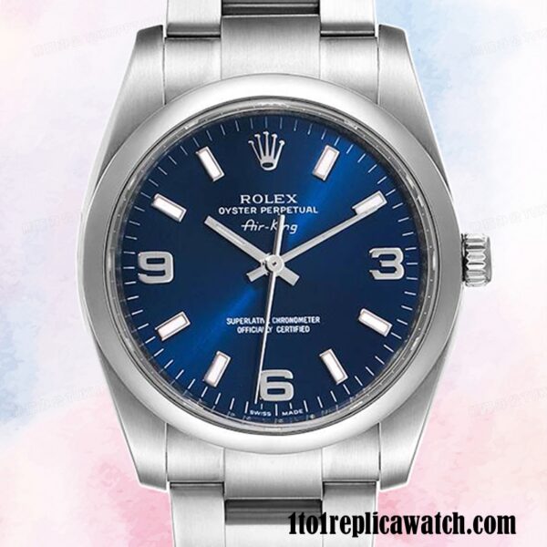 1:1 replica Rolex Air-king Rolex Calibre 2813 m114200-0014 Men's 15mm Hands and Markers 1:1 replica Rolex Air-king Rolex Calibre 2813 m114200-0014 Men's 15mm Hands and Markers
