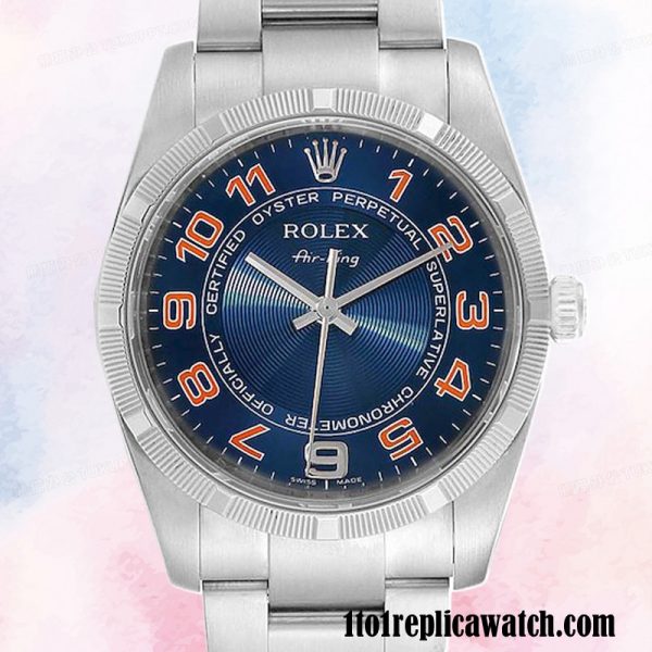 1:1 replica Rolex Air-king Rolex Calibre 2813 114210BLAO Men's Blue Dial 1:1 replica Rolex Air-king Rolex Calibre 2813 114210BLAO Men's Blue Dial