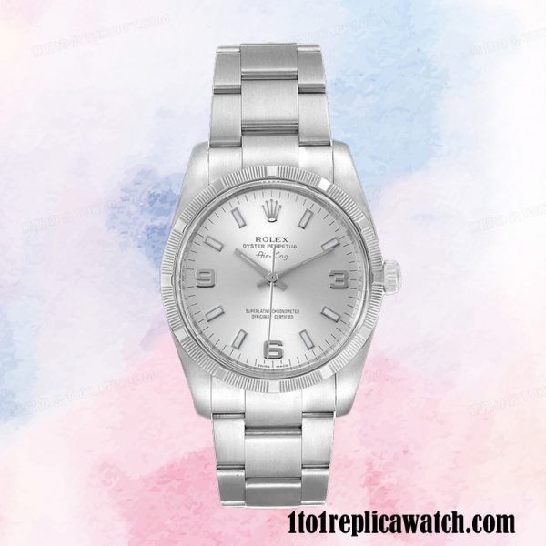1:1 replica Rolex Air-king Men's Rolex Calibre 2813 114210SSO Silver Dial 15mm 1:1 replica Rolex Air-king Men's Rolex Calibre 2813 114210SSO Silver Dial 15mm