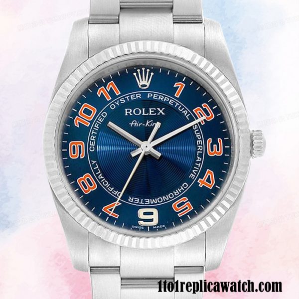 1:1 replica Rolex Air-king Men's 114234BLAO Rolex Calibre 2813 Silver-tone 1:1 replica Rolex Air-king Men's 114234BLAO Rolex Calibre 2813 Silver-tone
