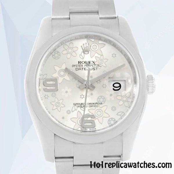 1:1 Replica Rolex Datejust 116200SFAO Rolex Calibre 2836/2813 Men's Silver Floral Dial 1:1 Replica Rolex Datejust 116200SFAO Rolex Calibre 2836/2813 Men's Silver Floral Dial