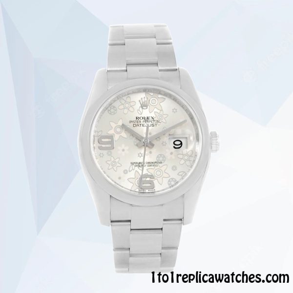 1:1 Replica Rolex Datejust 116200SFAO Rolex Calibre 2836/2813 Men's Silver Floral Dial 1:1 Replica Rolex Datejust 116200SFAO Rolex Calibre 2836/2813 Men's Silver Floral Dial