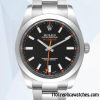 1:1 Replica Rolex Milgauss 116400BKSO Rolex Calibre 2813 Men's Silver-tone Black Dial 1:1 Replica Rolex Milgauss 116400BKSO Rolex Calibre 2813 Men's Silver-tone Black Dial