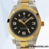 1:1 Replica Rolex Explorer m124273-0001 Rolex Calibre 2836/2813 Men's Black Dial Two-tone 1:1 Replica Rolex Explorer m124273-0001 Rolex Calibre 2836/2813 Men's Black Dial Two-tone