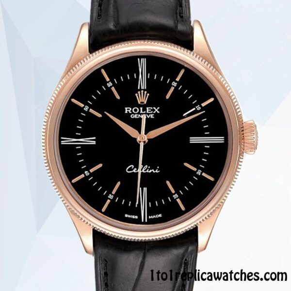 1:1 Replica Rolex Cellini m50505-0009 Men's Rolex Calibre 2836/2813 Black Dial 12mm 1:1 Replica Rolex Cellini m50505-0009 Men's Rolex Calibre 2836/2813 Black Dial 12mm