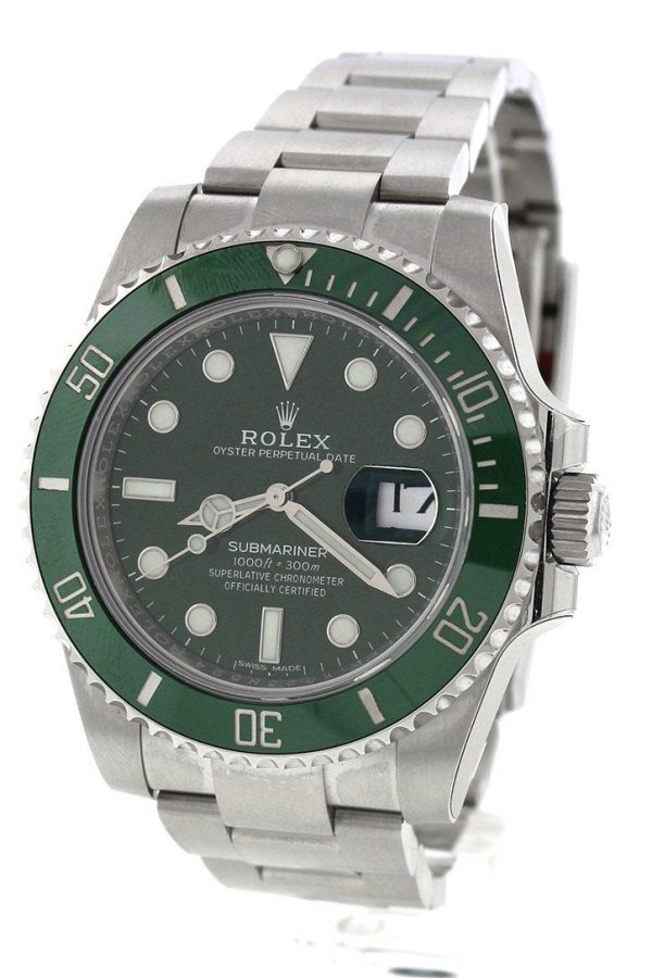 Rolex Submariner Hulk Date 40 Green Dial Mens Watch 116610LV 116610
