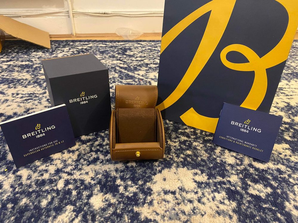 Breitling Box and papers