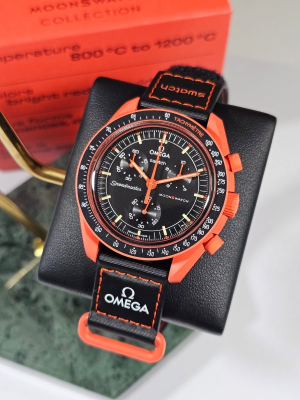 Omega X Swatch MoonSwatch Collection: Mission on Earth - Lava