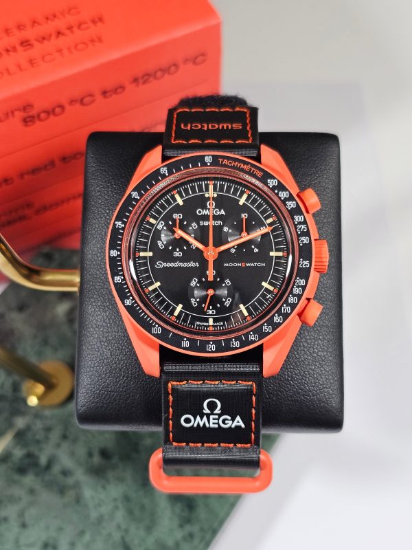 Omega X Swatch MoonSwatch Collection: Mission on Earth - Lava