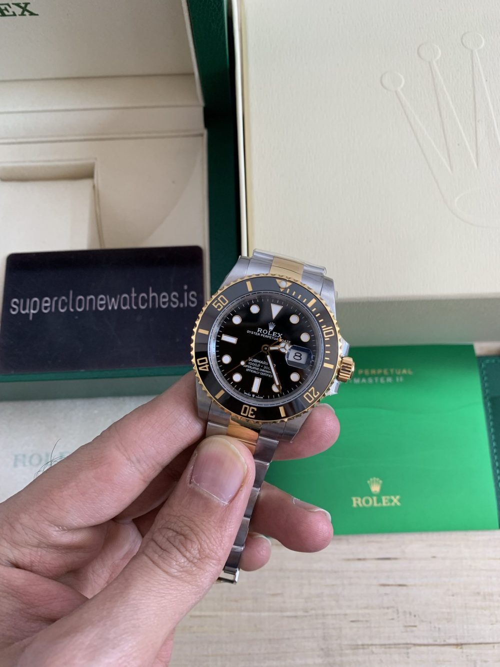 Rolex Submariner 126613 Replica 2 Tone 3235 Clone Movement