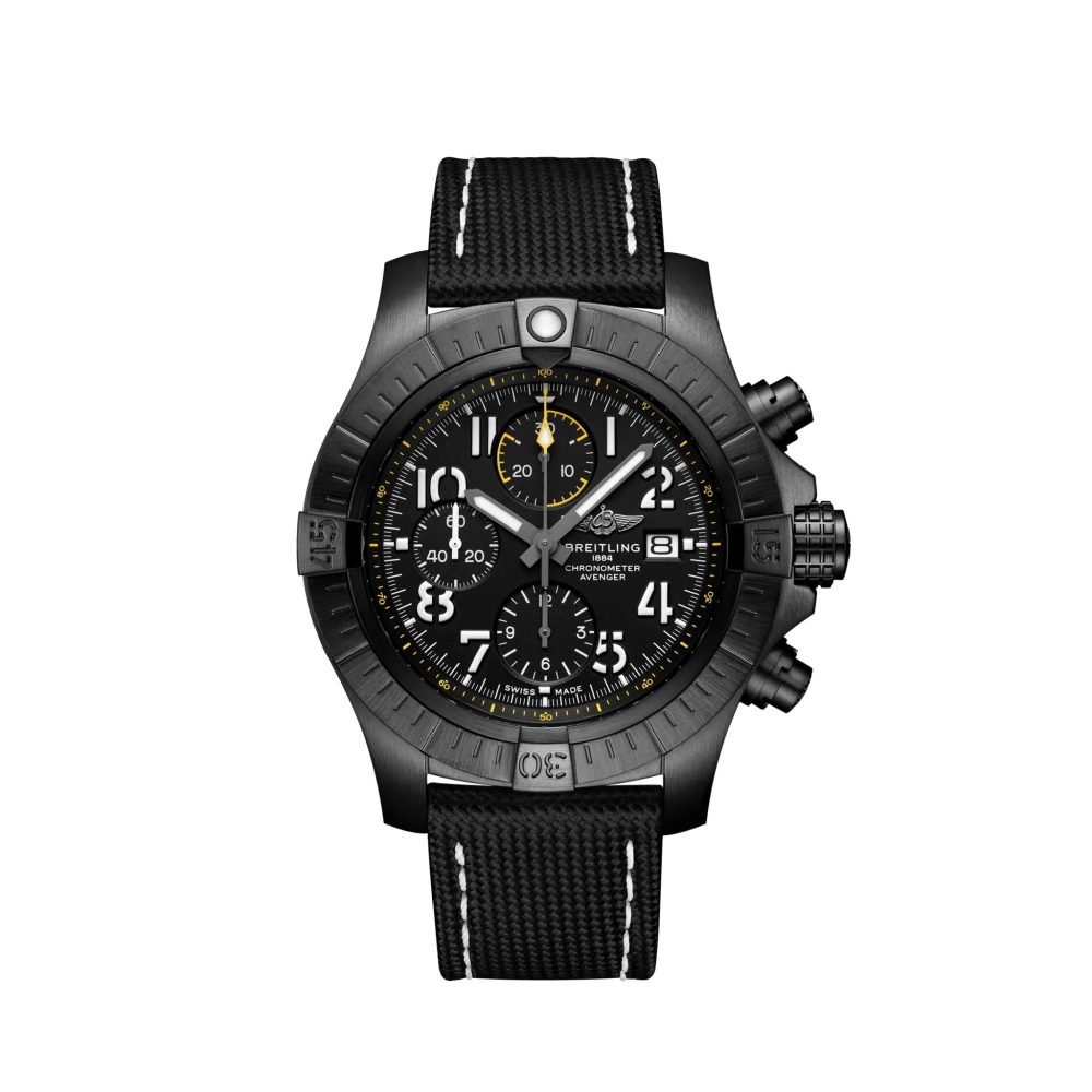Breitling Avenger Chronograph 45 Night Mission DLC-Coated Titanium Ref# V13317101B1X1 Breitling Avenger Chronograph 45 Night Mission DLC-Coated Titanium Ref# V13317101B1X1
