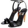 Lipqueen 100 patent leather sandals