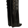 Shark Lock Buckles 90 leather knee-high boots