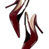 Signoria patent leather slingback pumps