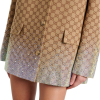 GG Canvas embellished cotton-blend coat