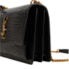Sunset Medium croc-effect leather shoulder bag