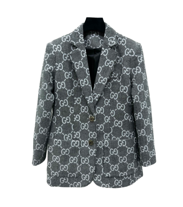 Monogram Jacquard Logo Jacket