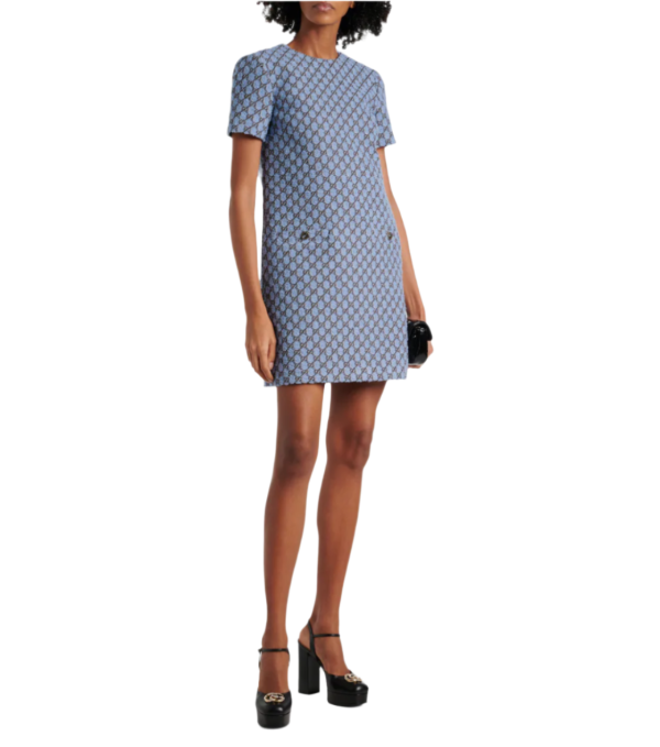 Double G embellished leather platform pumps Double G embellished leather platform pumps