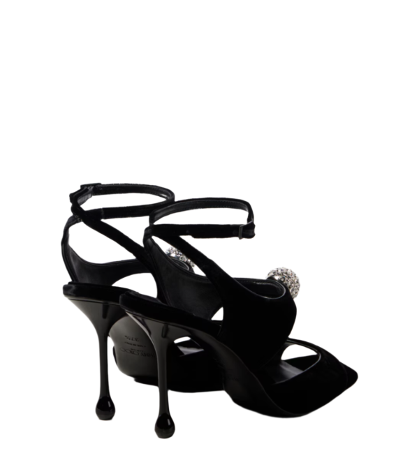 Orb 95 embellished velvet sandals