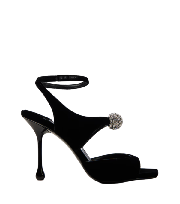 Orb 95 embellished velvet sandals