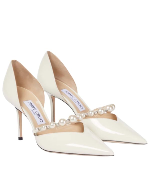 Aurelie 85 patent leather pumps