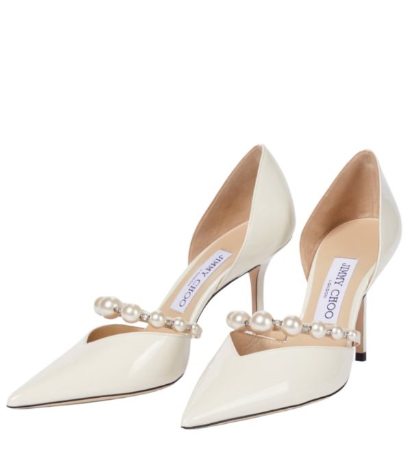 Aurelie 85 patent leather pumps