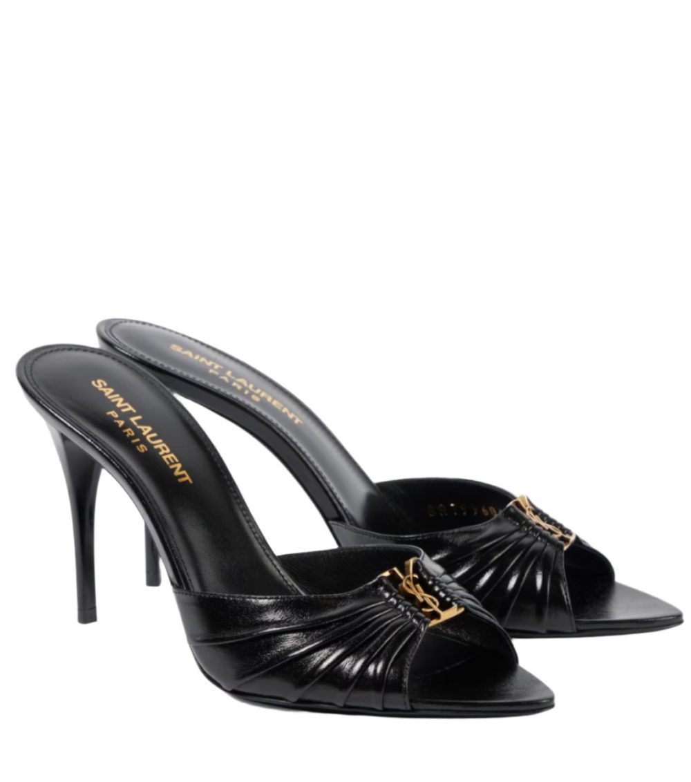 Babylone 90 leather mules Babylone 90 leather mules