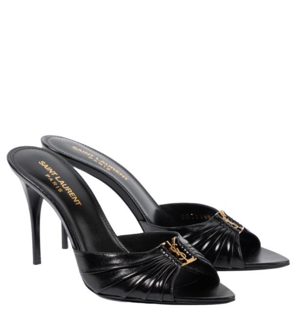 Babylone 90 leather mules