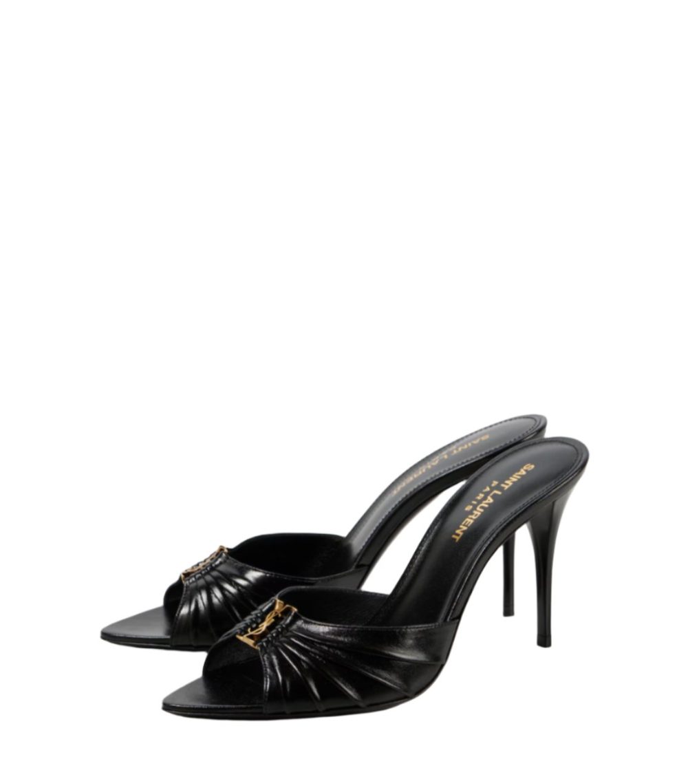 Babylone 90 leather mules