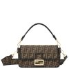 Baguette Brown FF jacquard fabric bag Baguette Brown FF jacquard fabric bag