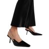 Blake croc-effect leather slingback pumps Blake croc-effect leather slingback pumps