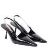 Blake croc-effect leather slingback pumps Blake croc-effect leather slingback pumps
