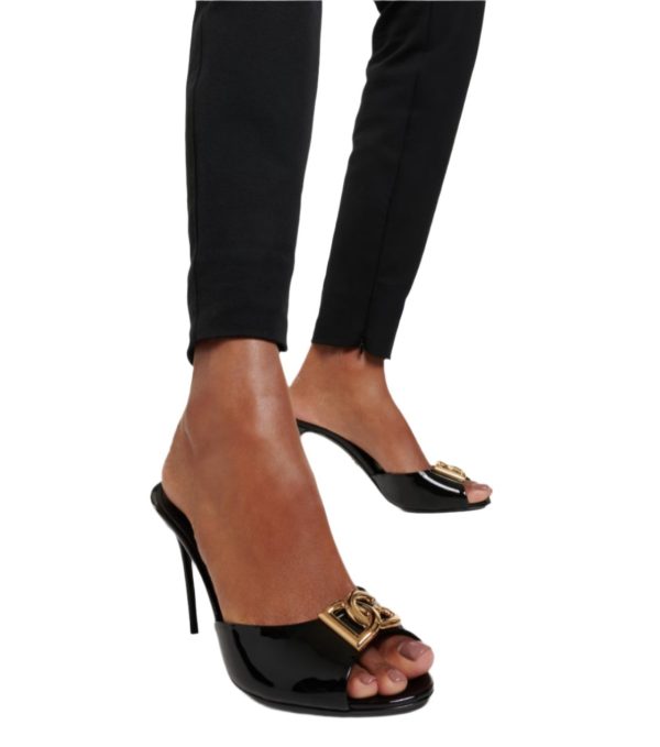 DG patent leather mules DG patent leather mules