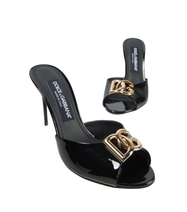 DG patent leather mules DG patent leather mules