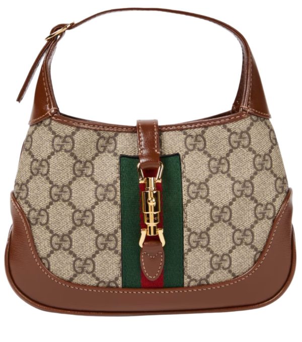 Gucci Jackie 1961 canvas shoulder bag