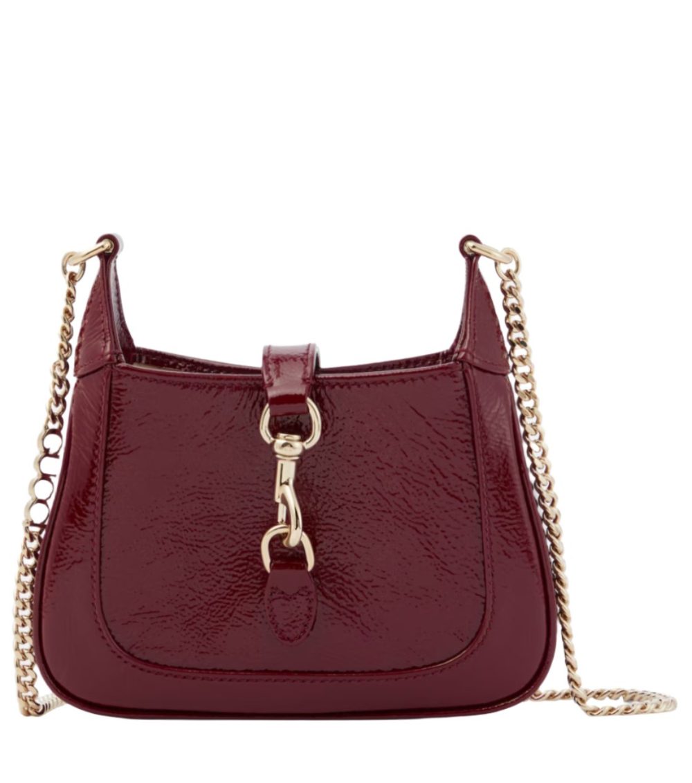 Gucci Jackie Notte Mini patent leather shoulder bag