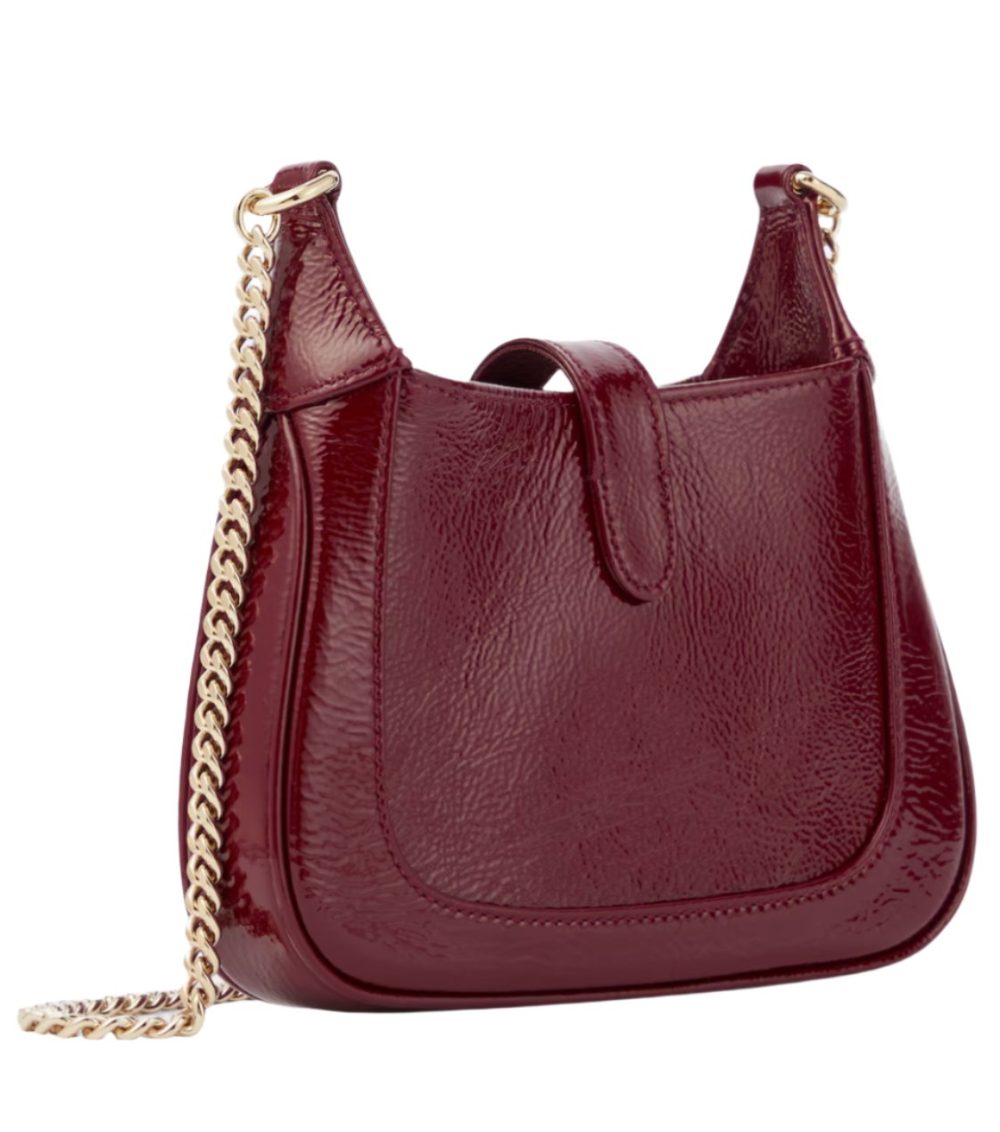 Gucci Jackie Notte Mini patent leather shoulder bag