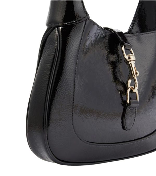 Gucci Jackie Small patent leather shoulder bag