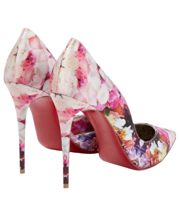 Iriza 100 floral crêpe satin pumps