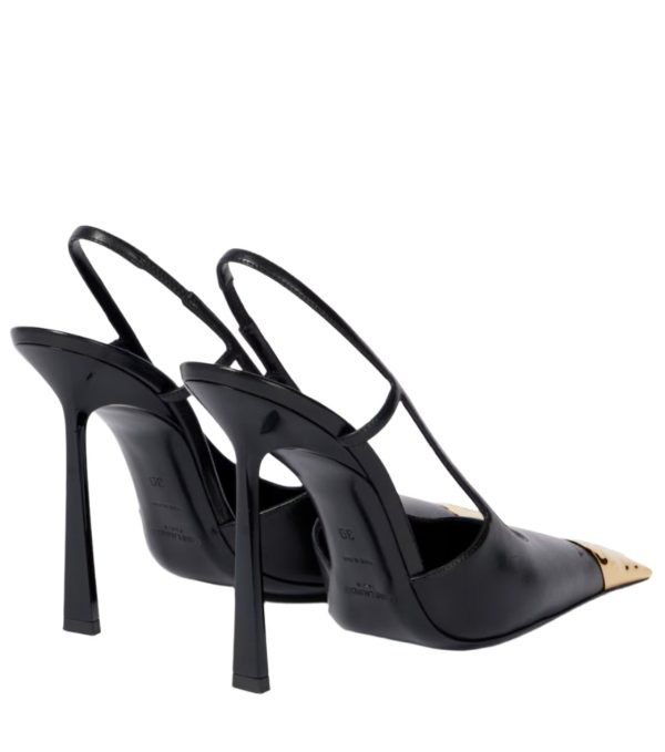Jeanne 110 leather slingback pumps Jeanne 110 leather slingback pumps