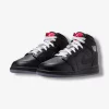 Air Jordan 1 Mid BG Black White Wolf Grey