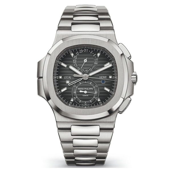 ᐉ Patek Philippe 5990/1A-001 Nautilus Travel Time Chronograph Stainless Steel Automatic Men's Watch Price ⇒ Mio Jewelry