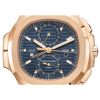 ᐉ Patek Philippe 5990/1R-001 Nautilus Travel Time Chronograph 18k Rose gold Watch Price ⇒ Mio Jewelry