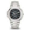ᐉ Patek Philippe 5990/1A-011 Nautilus Blue Dial Travel Time Stainless Steel Watch Price ⇒ Mio Jewelry